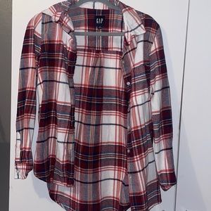 red flannel from gap worn once for $15